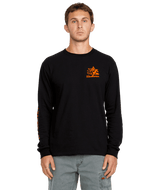 VOLCOM Workwear Excavator Long Sleeve T-Shirt Black Men's Long Sleeve T-Shirts Volcom 