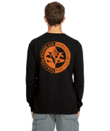 VOLCOM Workwear Excavator Long Sleeve T-Shirt Black Men's Long Sleeve T-Shirts Volcom 