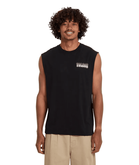 VOLCOM Gamma Doom Sleeveless Shirt Black Men's Tank Tops Volcom 