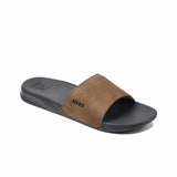 REEF One Slide Sandals Grey/Tan Men's Sandals Reef 
