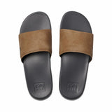 REEF One Slide Sandals Grey/Tan Men's Sandals Reef 