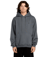 VOLCOM Single Stone PW Pullover Hoodie Asphalt Black Men's Pullover Hoodies Volcom 
