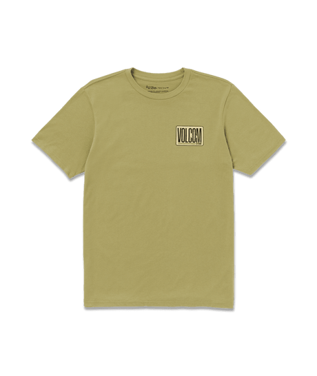 VOLCOM Peripheral Tech T-Shirt Vintage Green Men's Short Sleeve T-Shirts Volcom 