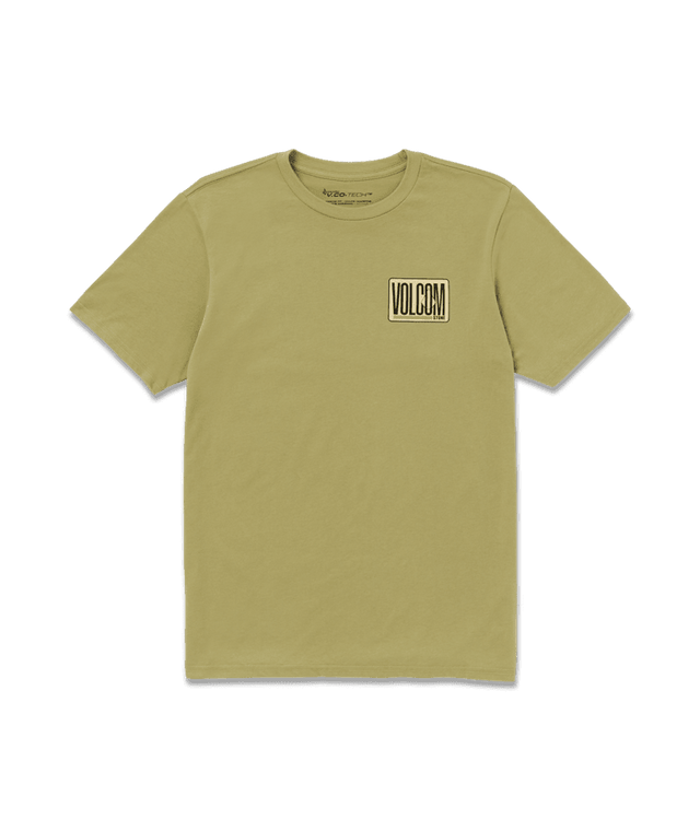 VOLCOM Peripheral Tech T-Shirt Vintage Green Men's Short Sleeve T-Shirts Volcom 