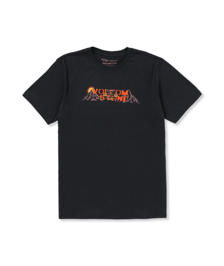 VOLCOM Crevasse Tech T-Shirt Black Men's Short Sleeve T-Shirts Volcom 