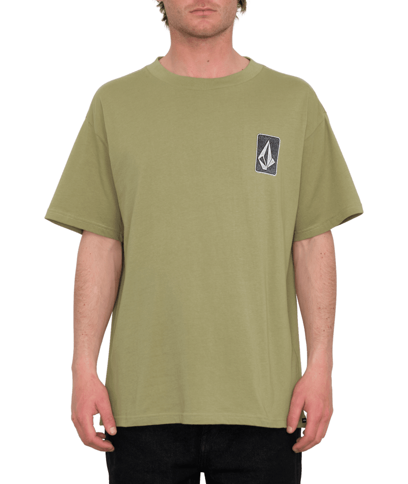 VOLCOM Skate Vitals Originator T-Shirt Thyme Green Men's Short Sleeve T-Shirts Volcom 