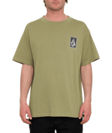 VOLCOM Skate Vitals Originator T-Shirt Thyme Green Men's Short Sleeve T-Shirts Volcom 