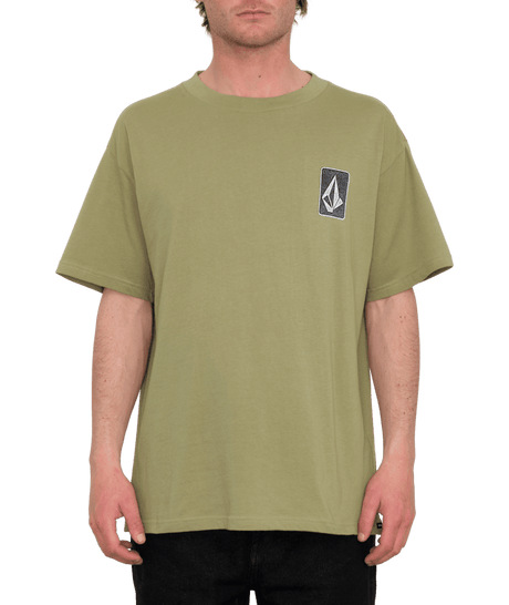 VOLCOM Skate Vitals Originator T-Shirt Thyme Green Men's Short Sleeve T-Shirts Volcom 
