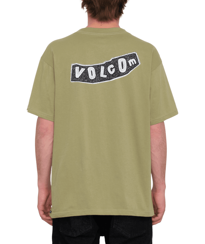 VOLCOM Skate Vitals Originator T-Shirt Thyme Green Men's Short Sleeve T-Shirts Volcom 