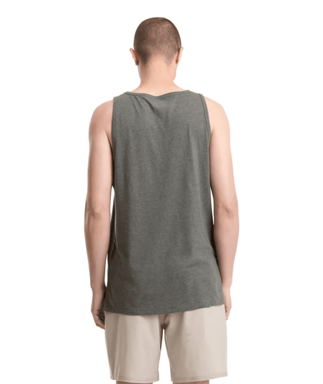 VOLCOM Solid Heather Tank Squadron Green Men's Tank Tops Volcom 