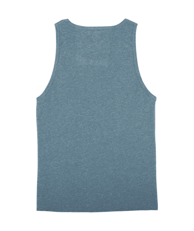VOLCOM Solid Heather Tank Stormy Blue Men's Tank Tops Volcom 