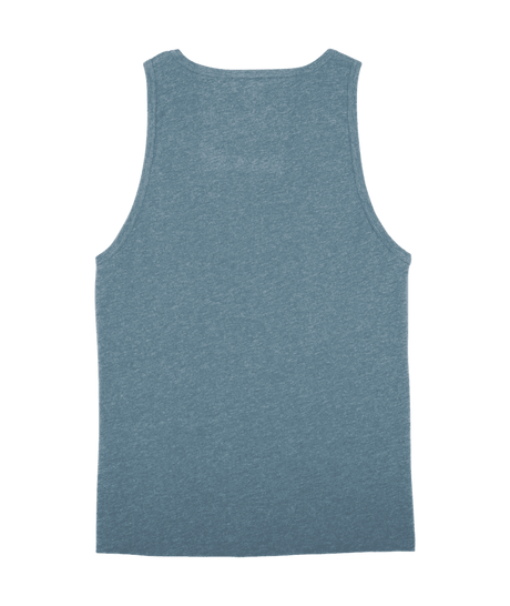 VOLCOM Solid Heather Tank Stormy Blue Men's Tank Tops Volcom 