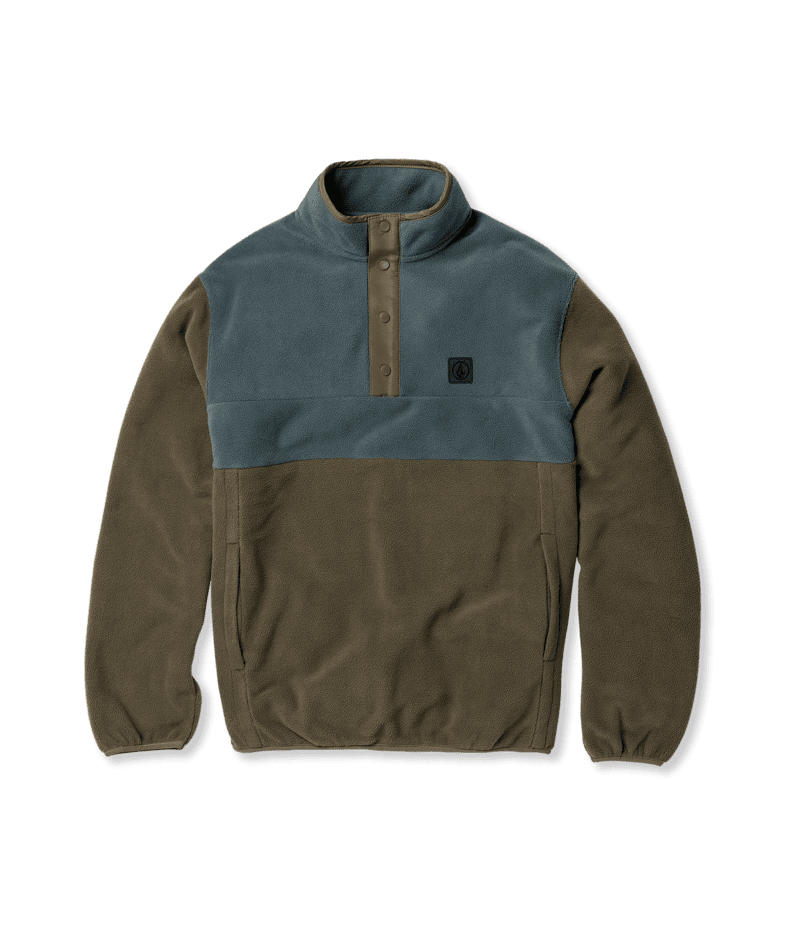 VOLCOM Error92 Mock Neck Pullover Sweater Bison Men's Sweaters Volcom 