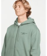 VOLCOM Calmstone Zip-Up Hoodie Light Olive Men's Zip Hoodies Volcom 