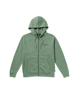 VOLCOM Calmstone Zip-Up Hoodie Light Olive Men's Zip Hoodies Volcom 