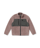 VOLCOM Storm Stone Zip Hoodie Bordeaux Brown Men's Zip Hoodies Volcom 