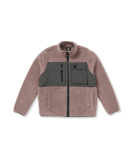 VOLCOM Storm Stone Zip Hoodie Bordeaux Brown Men's Zip Hoodies Volcom 