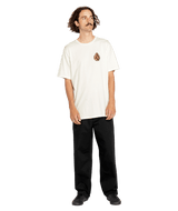 VOLCOM Flamed T-Shirt Off White Men's Short Sleeve T-Shirts Volcom 