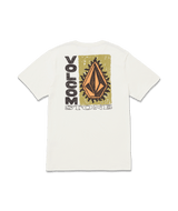 VOLCOM Flamed T-Shirt Off White Men's Short Sleeve T-Shirts Volcom 