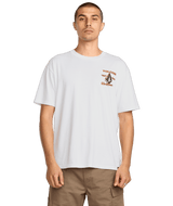 VOLCOM Enamel T-Shirt White Men's Short Sleeve T-Shirts Volcom 