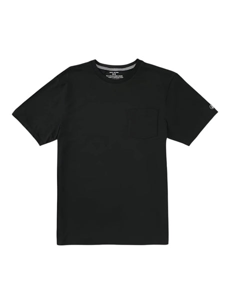 VOLCOM Solid Pocket T-Shirt Black Men's Short Sleeve T-Shirts Volcom 