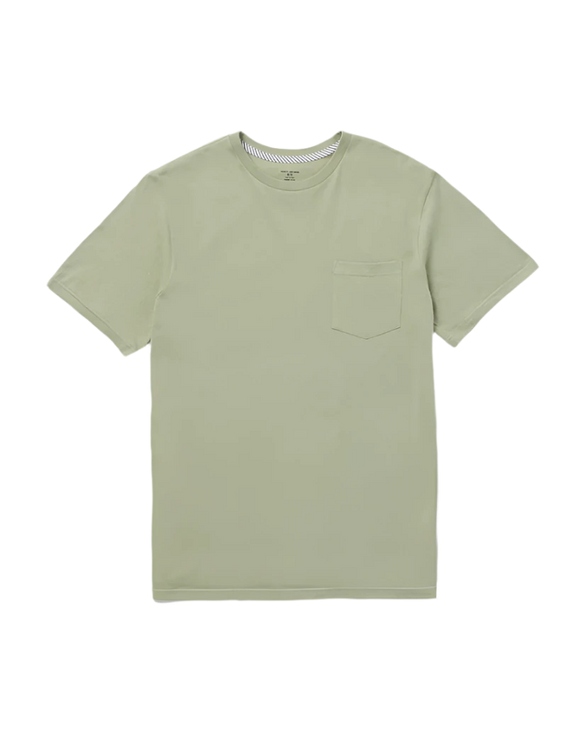 VOLCOM Solid Pocket T-Shirt Green Tea Men's Short Sleeve T-Shirts Volcom 