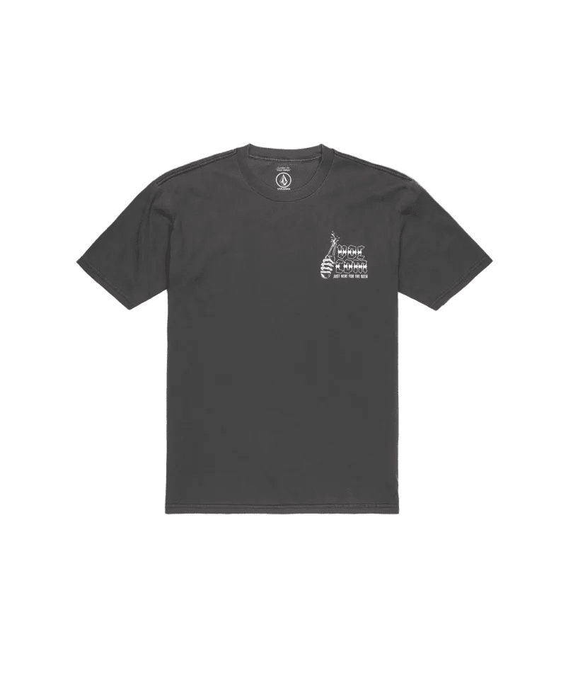 VOLCOM Fear No Beer T-Shirt Black Men's Short Sleeve T-Shirts Volcom 