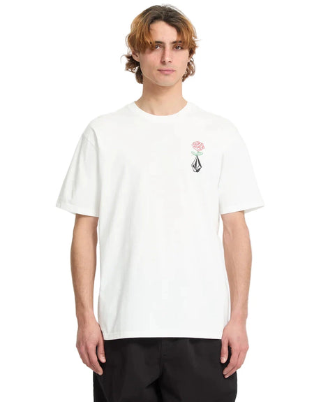 VOLCOM Pleasantry T-Shirt Off White Men's Short Sleeve T-Shirts Volcom 