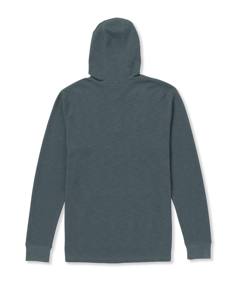 VOLCOM Murph Long Sleeve Thermal Dark Slate Men's Pullover Hoodies Volcom 