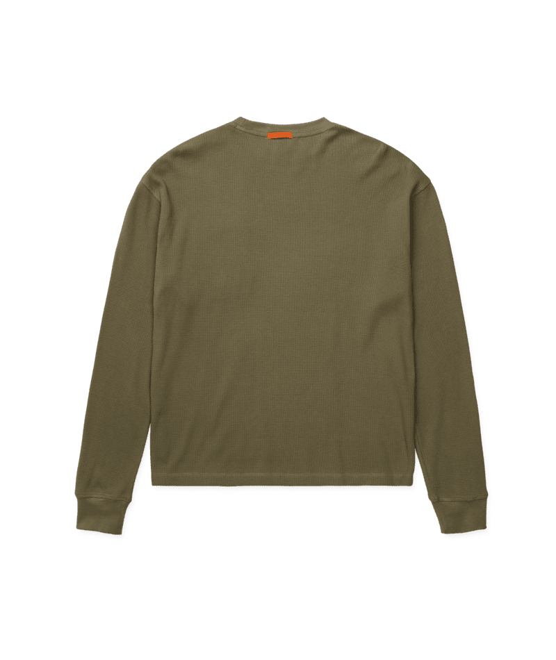 VOLCOM Overtime Workwear Thermal Brindle Men's Long Sleeve T-Shirts Volcom 