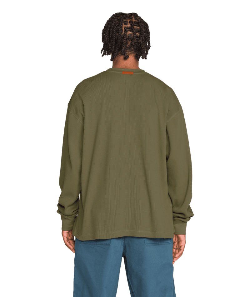 VOLCOM Overtime Workwear Thermal Brindle Men's Long Sleeve T-Shirts Volcom 