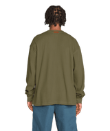 VOLCOM Overtime Workwear Thermal Brindle Men's Long Sleeve T-Shirts Volcom 