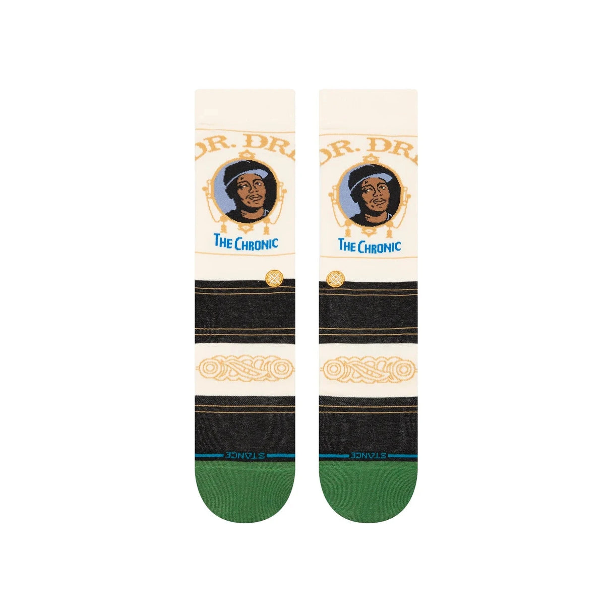 STANCE Cr. Crew x Stance The Chronic Crew Socks Black Men's Socks Stance 