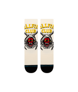 STANCE Stranger Things X Stance Hellfire Crew Socks Vintage White Men's Socks Stance 
