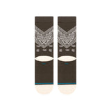 STANCE Barrio Crew Socks Washed Black Men's Socks Stance 