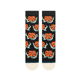 STANCE Broadcast Floral Crew Socks Black Men's Socks Stance 