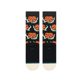 STANCE Broadcast Floral Crew Socks Black Men's Socks Stance 