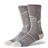 STANCE Star Wars x Stance Death Star Crew Socks Grey Men's Socks Stance 
