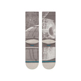 STANCE Star Wars x Stance Death Star Crew Socks Grey Men's Socks Stance 