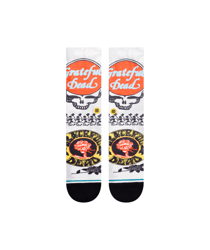 STANCE Grateful Dead x Stance Grate Socks Vintage White Men's Socks Stance 