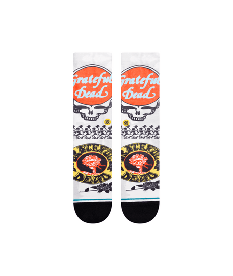 STANCE Grateful Dead x Stance Grate Socks Vintage White Men's Socks Stance 