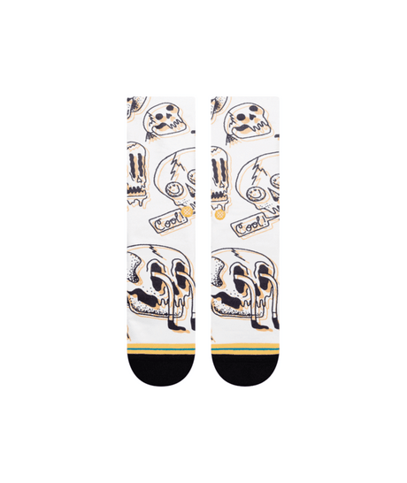 STANCE Talking Heads Socks Vintage White Men's Socks Stance 