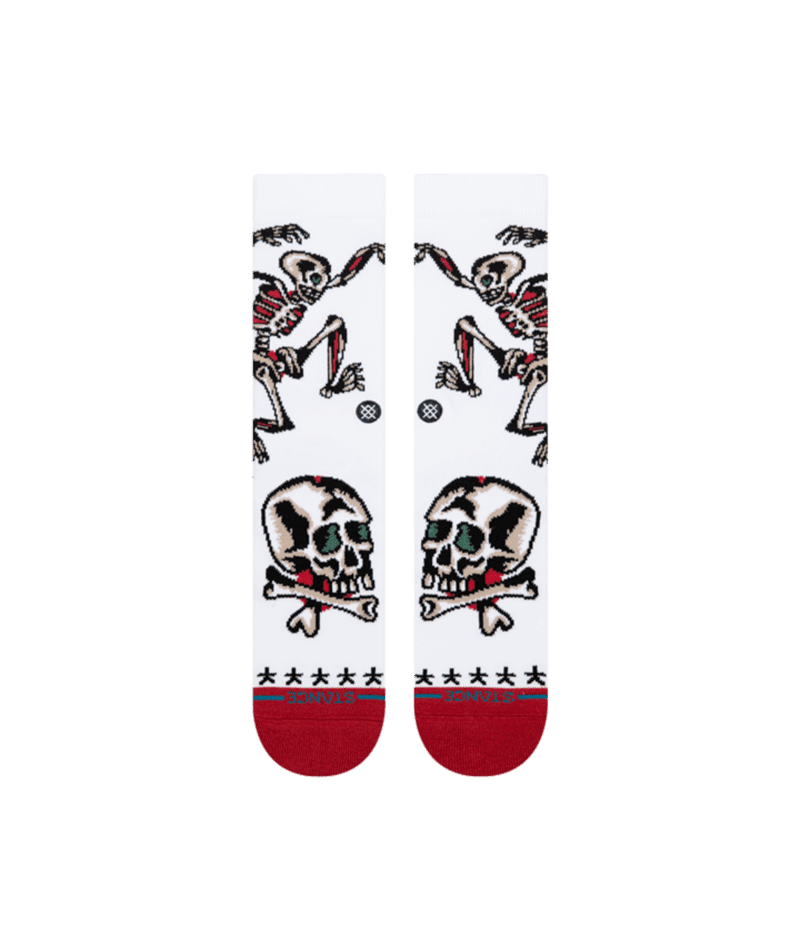 STANCE Skeleton Crew Socks White Men's Socks Stance 