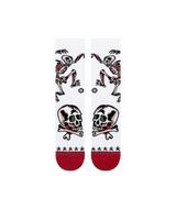 STANCE Skeleton Crew Socks White Men's Socks Stance 