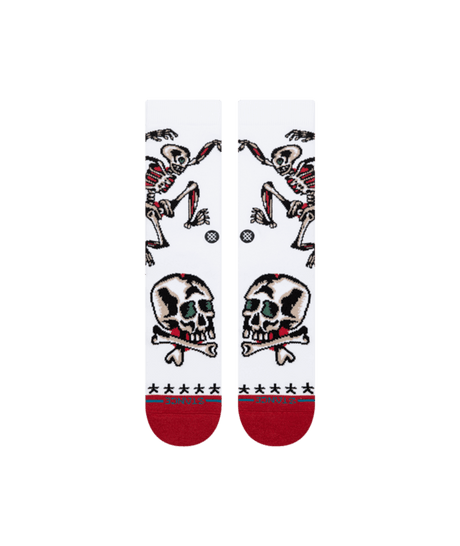 STANCE Skeleton Crew Socks White Men's Socks Stance 