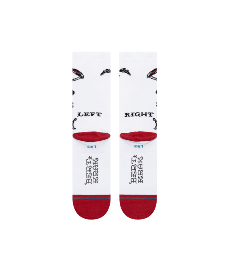 STANCE Skeleton Crew Socks White Men's Socks Stance 