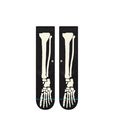 STANCE Bones Crew Socks Black Men's Socks Stance 