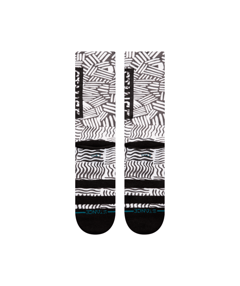 STANCE Crosshatch Crew Socks Black Men's Socks Stance 