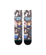 STANCE Family Guy X Stance Family Guy Crew Socks Black Men's Socks Stance 
