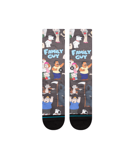 STANCE Family Guy X Stance Family Guy Crew Socks Black Men's Socks Stance 